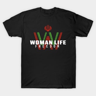 Free Iran Women life freedom stands with Persian women T-Shirt